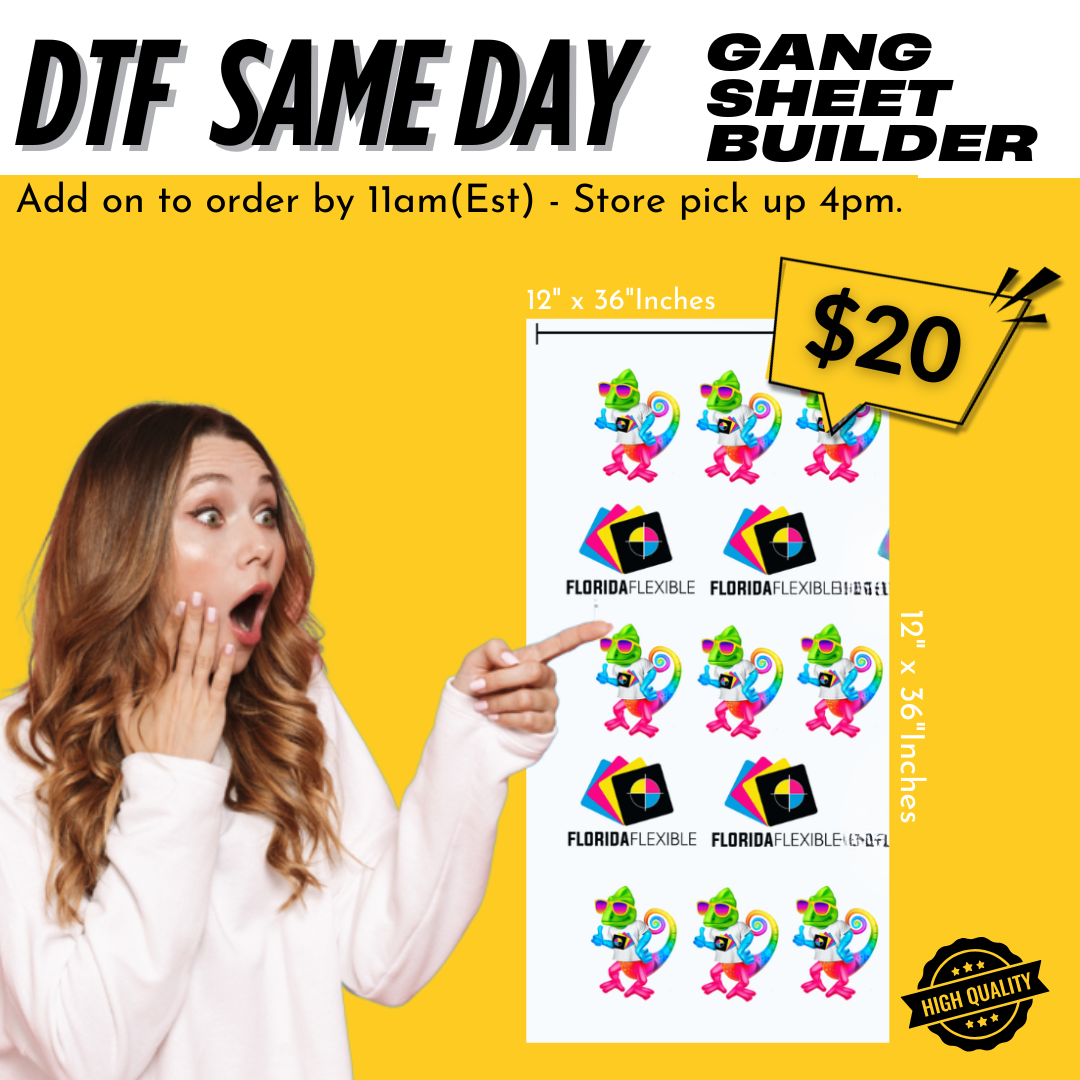 (12"x 36") Same Day (Gang Sheet Builder)