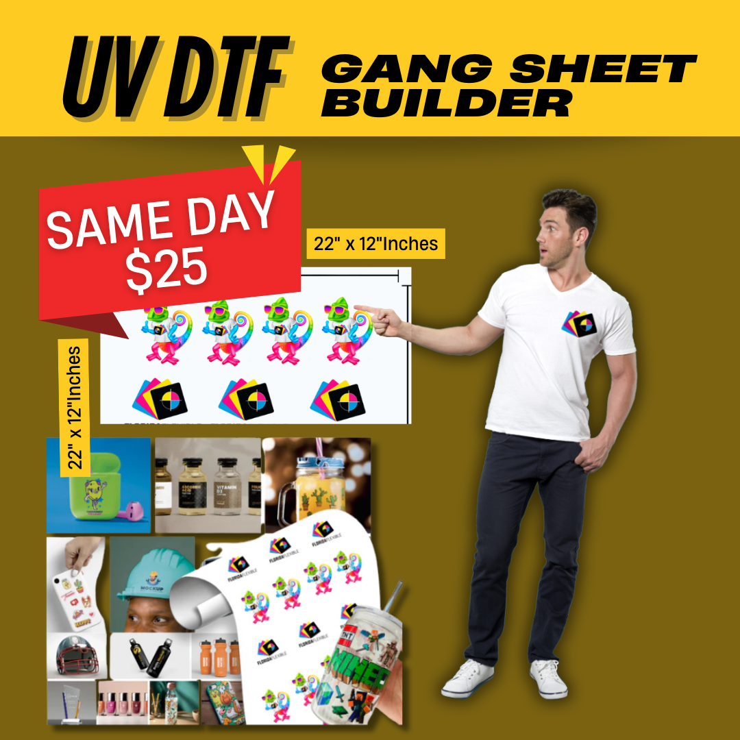 (22"x 12") UVDTF Same Day (Gang Sheet Builder)