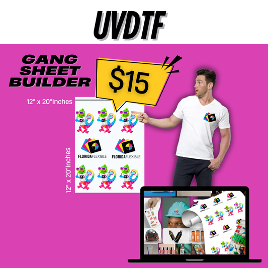 12"x20" UVDTF Gang Sheet Builder.