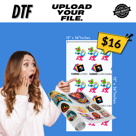 12"x36" DTF Transfer (Upload your file)