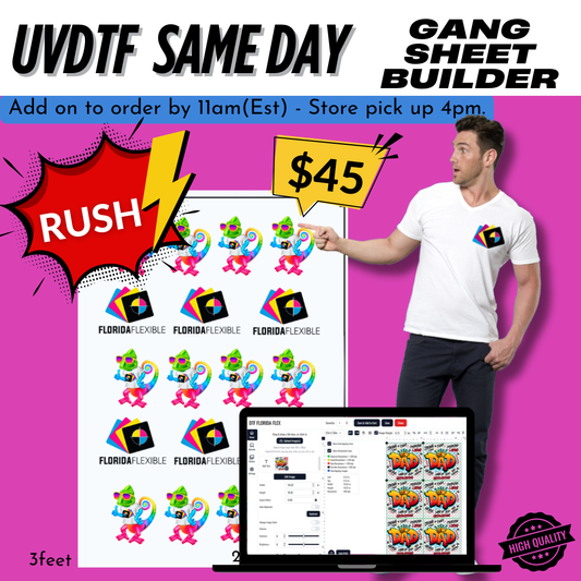 22"x36" UVDTF Same Day - Gang Sheet Builder-