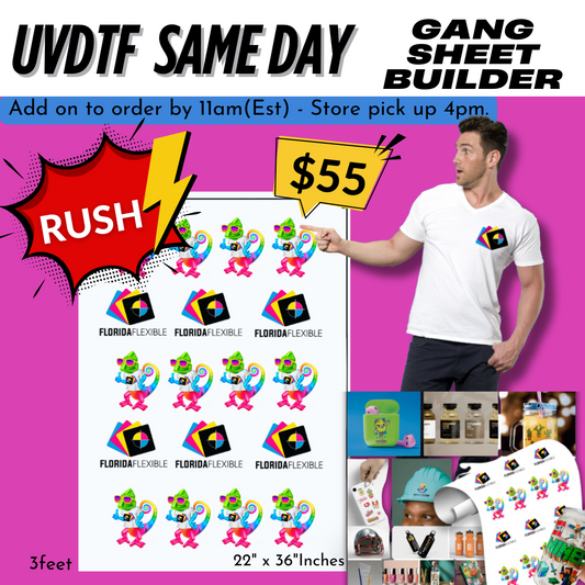 22"x36" UVDTF Same Day - Gang Sheet Builder-