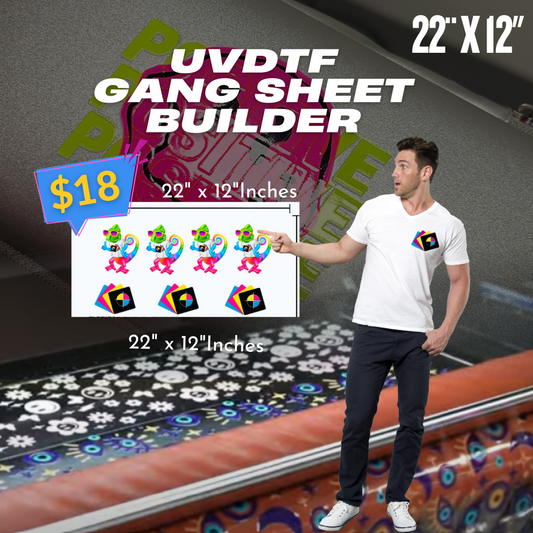 (22"x 12") UVDTF (Build a Gang Sheet)