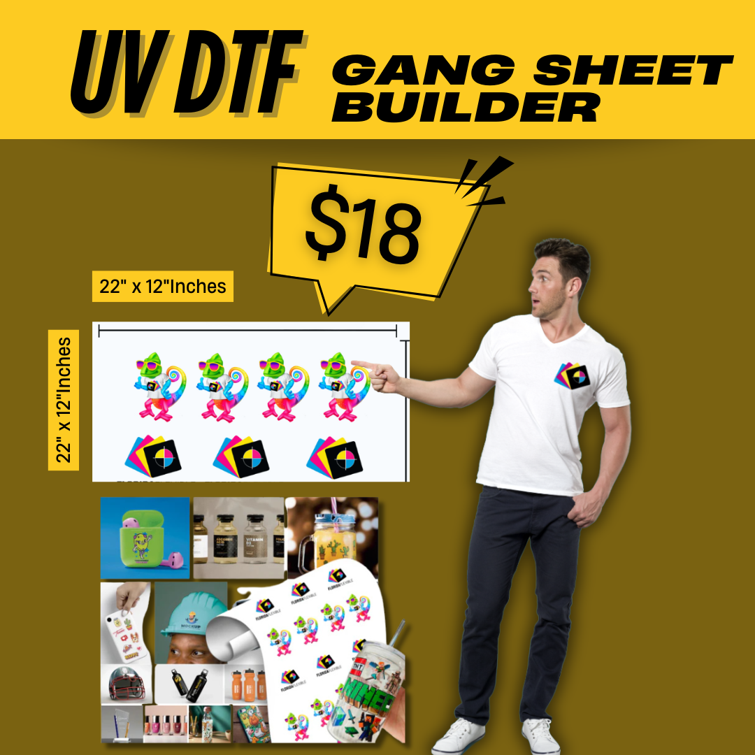 Generador de hojas de unión DTF UV de 22" x 12"