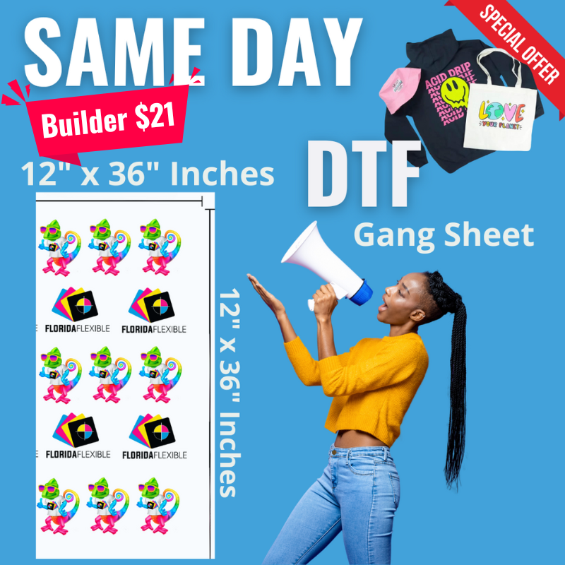 (12" x 36") DTF Gang Sheet Builder SAME DAY