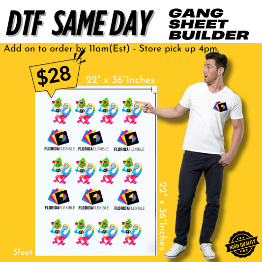 (22"x 36") Same Day (Gang Sheet Builder)