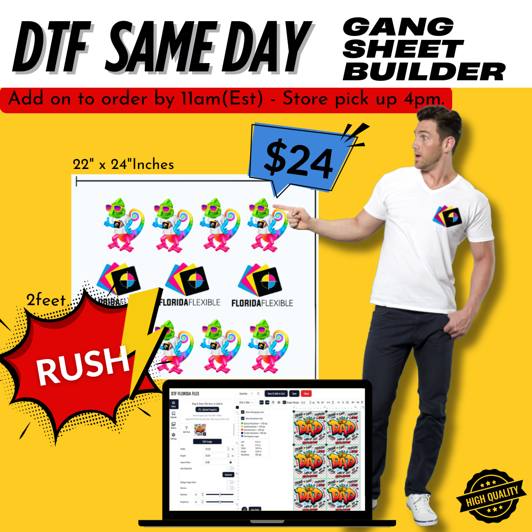 (22" x 36") Generador de hojas de conexión DTF EL MISMO DÍA