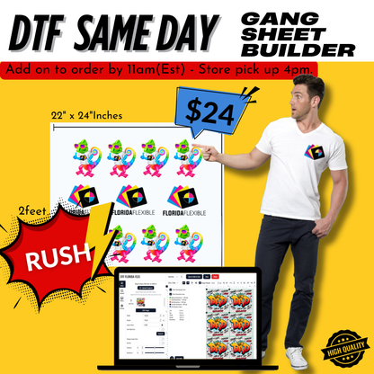 (22" x 36") Generador de hojas de conexión DTF EL MISMO DÍA