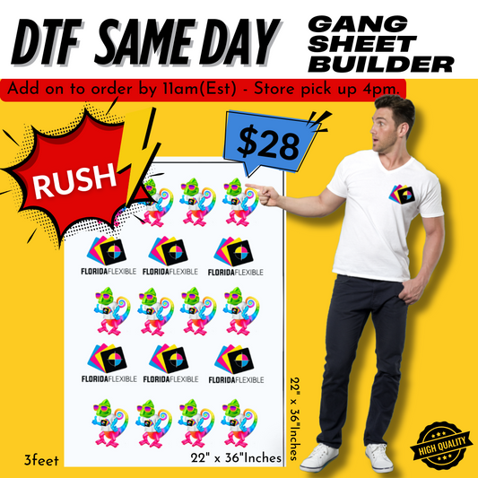 (22" x 36") Generador de hojas de conexión DTF EL MISMO DÍA
