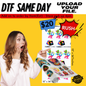 12"x36" DTF Transfer Same Day (Upload your file)