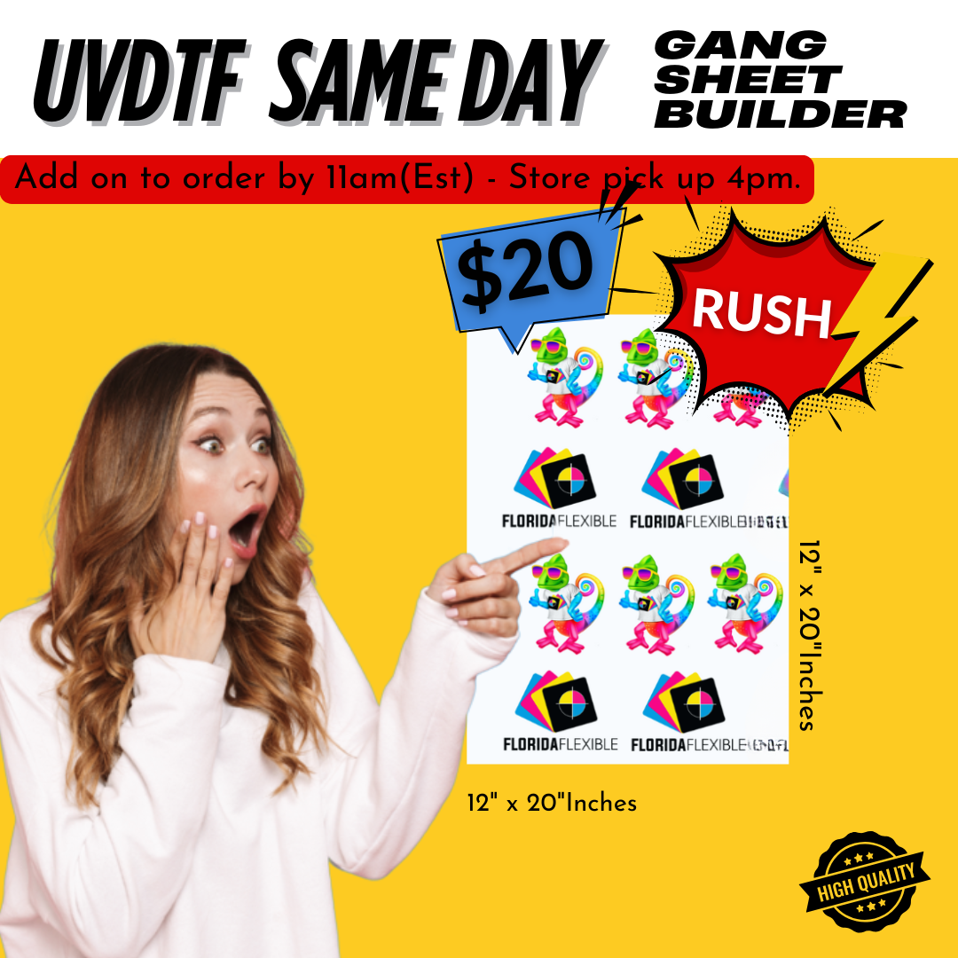 Generador de láminas de unión DTF UV de 22" x 36".